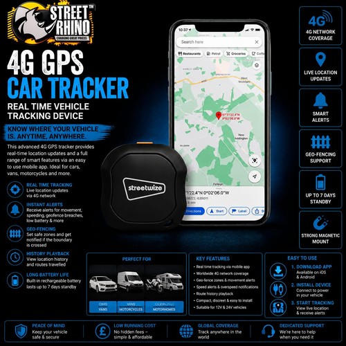 App gps tracker dispositivo - 4g,
