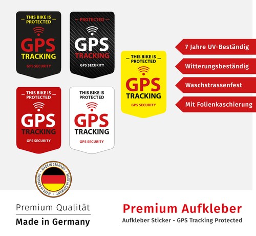 Adesivo bici gps tracking - adesivo,