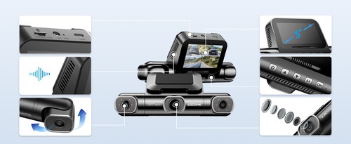 Dash cam azdome m550 - dash,