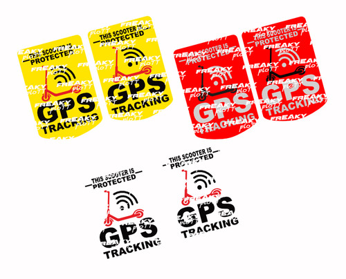 Adesivo gps tracking bike - adesivo, e