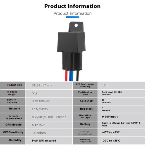 Car gps tracker 907 - 4g, st--907